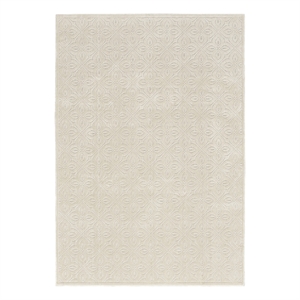 Nourison Home Washable Charm 4' x 6' Polyester Ivory Area Rug