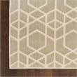 Nourison Home Washable Charm 4' x 6' Polyester Silver Ivory Area Rug