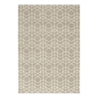Nourison Home Washable Charm 4' x 6' Polyester Silver Ivory Area Rug