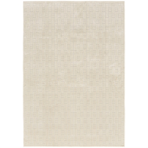 Nourison Home Washable Charm 4' x 6' PolyesterIvory Area Rug
