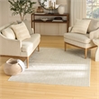 Nourison Home Washable Charm 4' x 6' PolyesterIvory Area Rug