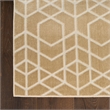 Nourison Home Washable Charm 6' x 9' Polyester Beige Ivory Area Rug