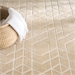 Nourison Home Washable Charm 6' x 9' Polyester Beige Ivory Area Rug