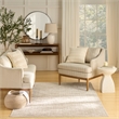 Nourison Home Washable Charm 6' x 9' Polyester Beige Ivory Area Rug