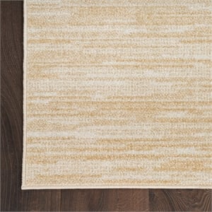 Nourison Nourison Essentials 6' x 9' Fabric Ivory Gold Area Rug