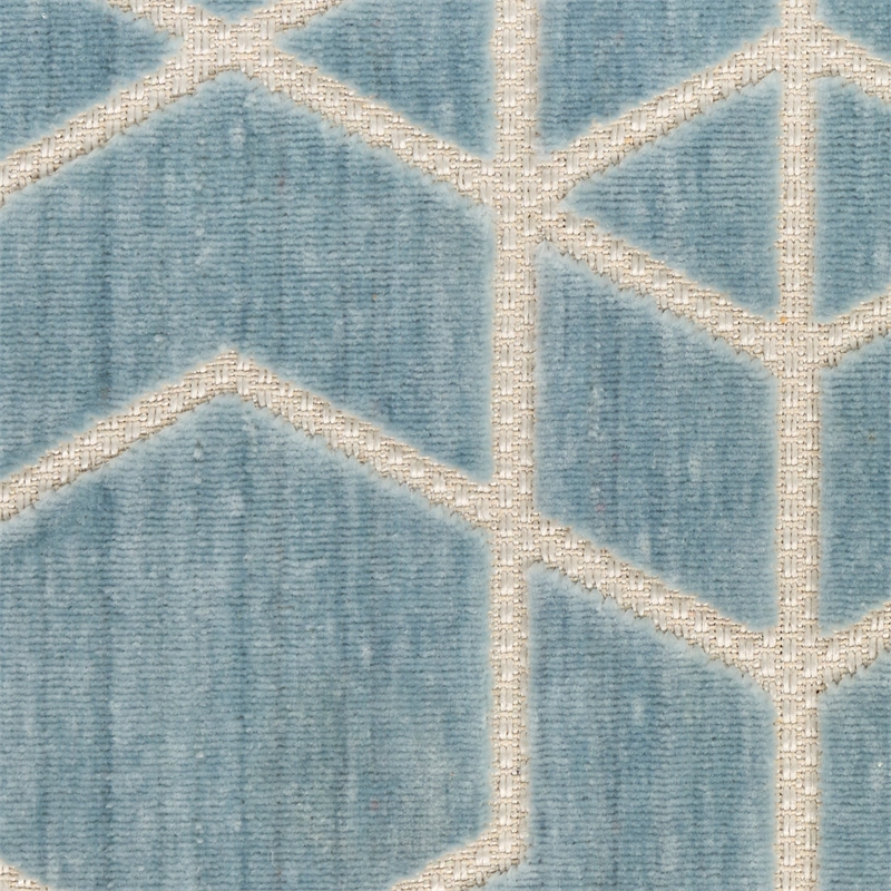 Nourison Home Washable Charm 6' x 9' Polyester Blue Ivory Area Rug