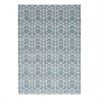 Nourison Home Washable Charm 6' x 9' Polyester Blue Ivory Area Rug