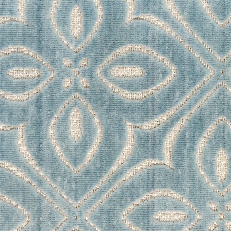 Nourison Home Washable Charm 6' x 9' Polyester Blue Ivory Area Rug