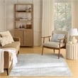 Nourison Home Washable Charm 6' x 9' Polyester Blue Ivory Area Rug