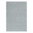 Nourison Home Washable Charm 6' x 9' Polyester Blue Ivory Area Rug