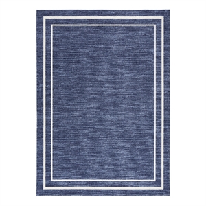 Nourison Home Nourison Essentials 7' x 10' FabricNavy Ivory Area Rug