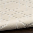 Nourison Home Washable Charm 6' x 9' Polyester Ivory Area Rug
