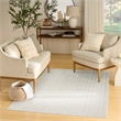 Nourison Home Washable Charm 6' x 9' Polyester Ivory Area Rug