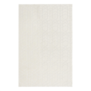 Nourison Home Washable Charm 6' x 9' Polyester Ivory Area Rug