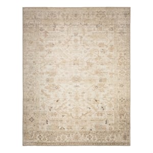 Nourison Home Vintage Washables 10' x 13' Polyester Beige Area Rug