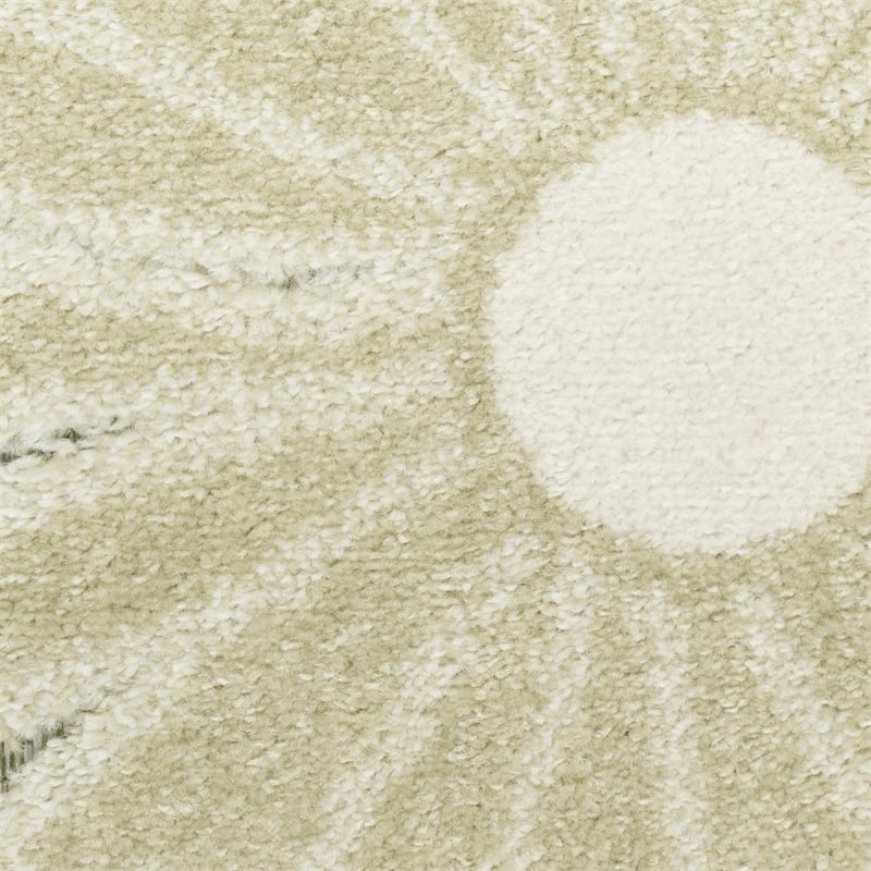 Nourison Home Aloha 9' x 12' Fabric Ivory Sage Area Rug