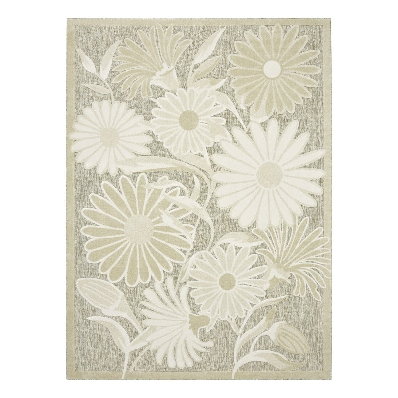 Nourison Home Aloha 9' x 12' Fabric Ivory Sage Area Rug