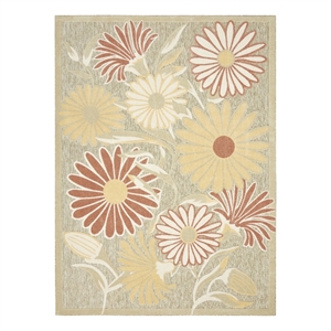 Nourison Home Aloha 9' x 12' Fabric Sage Rose Area Rug