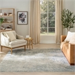 Nourison Home Enriched 9' x 13' PolyesterBlue Silver Area Rug