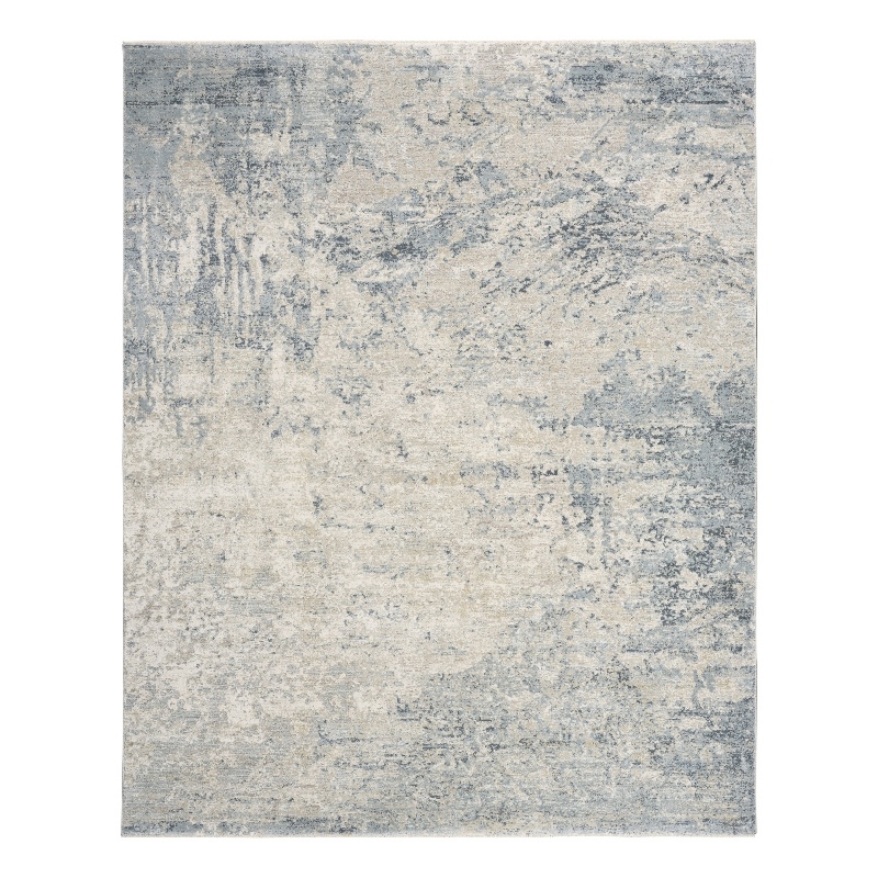 Nourison Home Enriched 9' x 13' PolyesterBlue Silver Area Rug