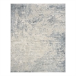 Nourison Home Enriched 9' x 13' PolyesterBlue Silver Area Rug