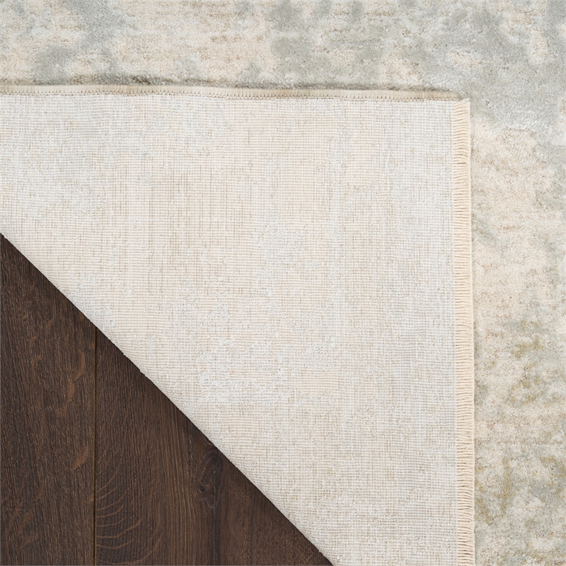 Nourison Home Enriched 8' x 10' Polyester Ivory Grey Area Rug
