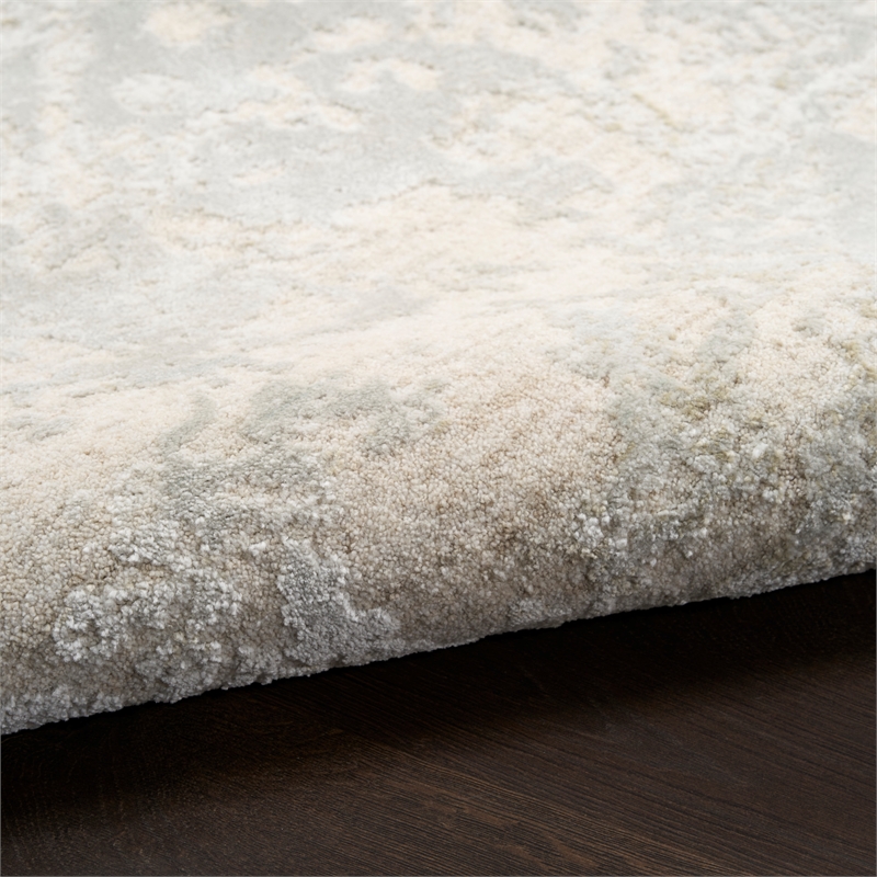 Nourison Home Enriched 8' x 10' Polyester Ivory Grey Area Rug