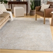 Nourison Home Enriched 8' x 10' Polyester Ivory Grey Area Rug