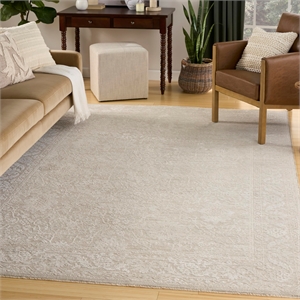 Nourison Home Enriched 8' x 10' Polyester Cream Area Rug