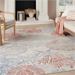 Nourison Home Pompeii 9' x 12' Fabric Multicolor Area Rug