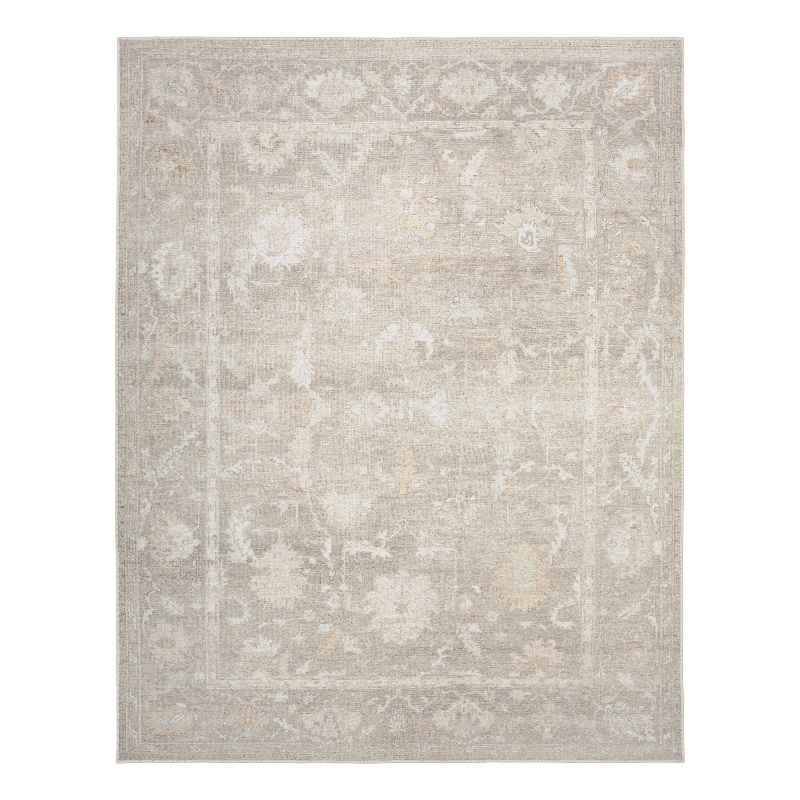 Nourison Home Vintage Washables 10' x 13' Polyester Grey Area Rug