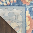 Nourison Home Aloha 4' x 6' Fabric Blue Rose Area Rug
