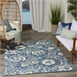 Nourison Home Aloha 4' x 6' Fabric Blue  Area Rug