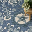 Nourison Home Aloha 4' x 6' Fabric Blue  Area Rug