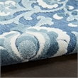 Nourison Home Aloha 4' x 6' Fabric Blue  Area Rug