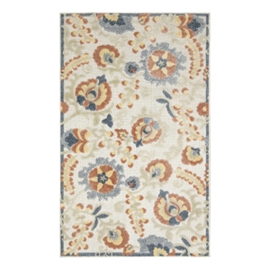 Nourison Home Aloha 3' x 4' Fabric Grey Multicolor Area Rug