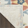 Nourison Home Aloha 8' x 11' Fabric Grey Multicolor Area Rug