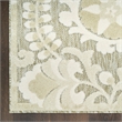 Nourison Home Aloha 4' x 6' Fabric Ivory Sage Area Rug