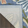 Nourison Home Aloha 3' x 4' Fabric Blue Sage Area Rug