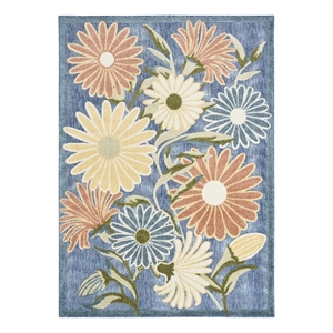 Nourison Home Aloha 8' x 11' Fabric Blue Sage Area Rug