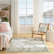 Nourison Home Aloha 4' x 6' FabricIvory Sage Area Rug