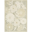 Nourison Home Aloha 4' x 6' FabricIvory Sage Area Rug