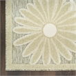 Nourison Home Aloha 4' x 6' FabricIvory Sage Area Rug