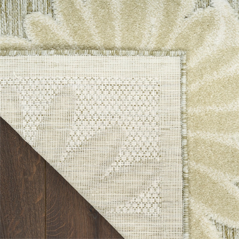 Nourison Home Aloha 4' x 6' FabricIvory Sage Area Rug