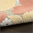 Nourison Home Aloha 4' x 6' Fabric Rose Area Rug