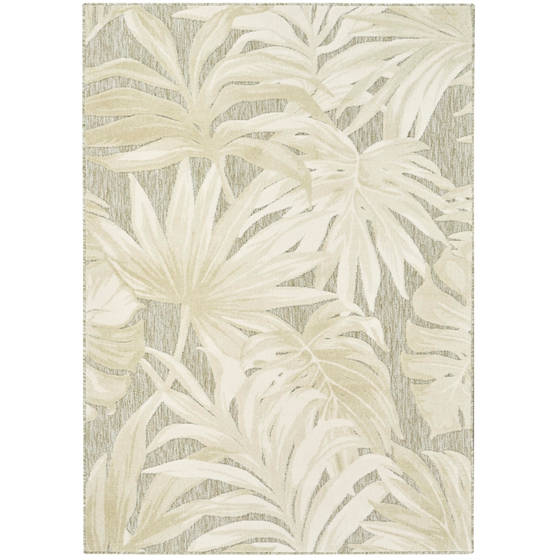 Nourison Home Aloha 4' x 6' Fabric Ivory Sage Area Rug