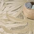 Nourison Home Aloha 4' x 6' Fabric Ivory Sage Area Rug