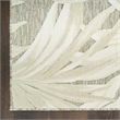 Nourison Home Aloha 4' x 6' Fabric Ivory Sage Area Rug