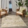 Nourison Home Aloha 4' x 6' Fabric Ivory Sage Area Rug