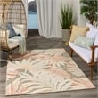 Nourison Home Aloha 4' x 6' Fabric Sage Rose Area Rug
